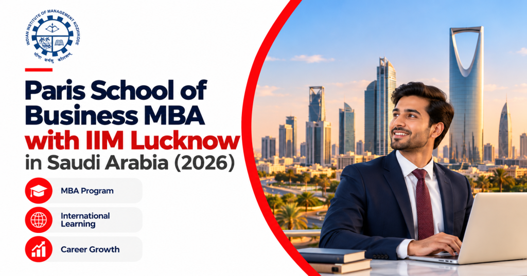 MBA in Saudi Arabia with IIM Kozhikode