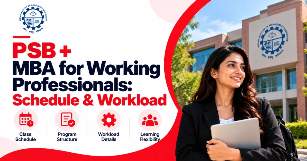 PSB+ MBA Schedule & Workload