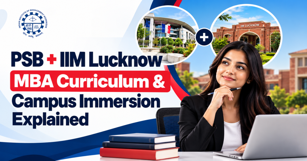 PSB + IIM Lucknow MBA Curriculum and Campus Immersion Explained 2026